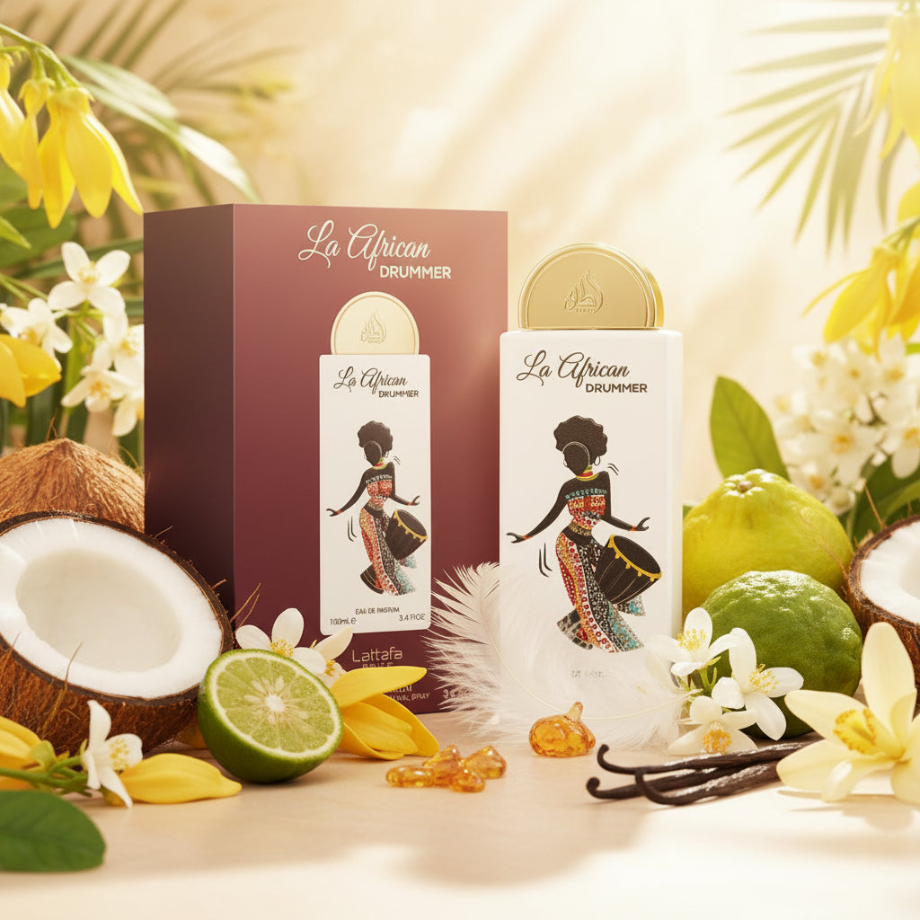 Lattafa Pride – La African Drummer Eau de Parfum 100 ml : L'Évasion Solaire en Flacon