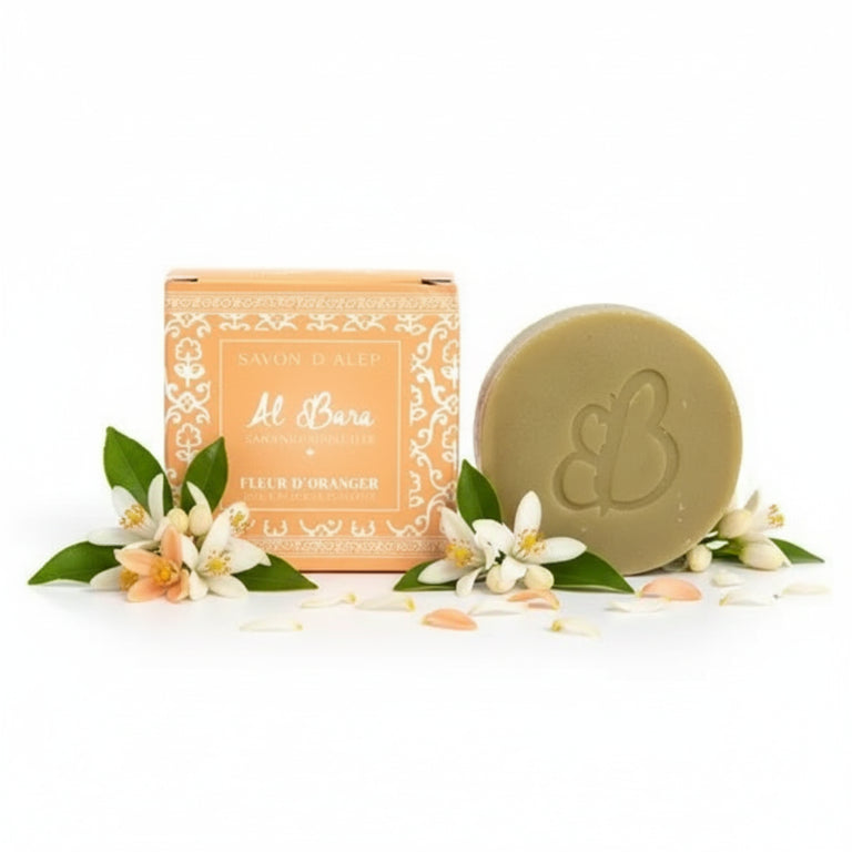 Savon d'Alep Parfumé à la Fleur d'Oranger - 50g