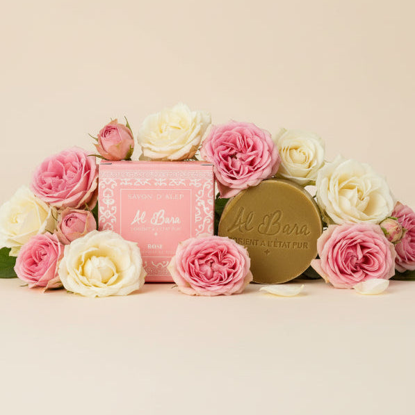 Savon d'Alep Parfumé à la Rose - 50g