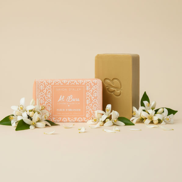 Savon d'Alep Parfumé à la Fleur d'Oranger - 100g