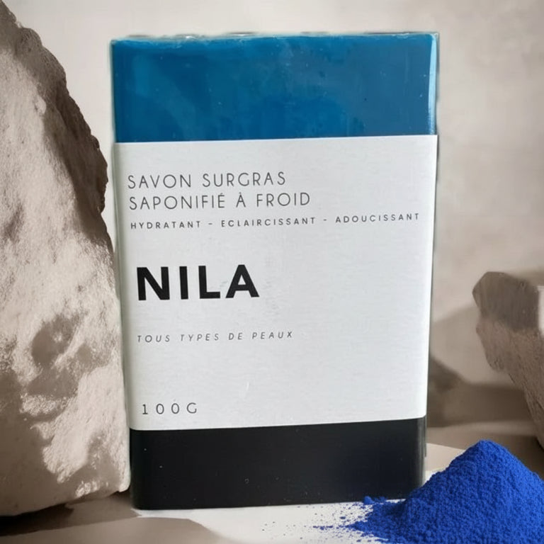 Savon Nila bleu Le Secret pour une Peau Éclatante